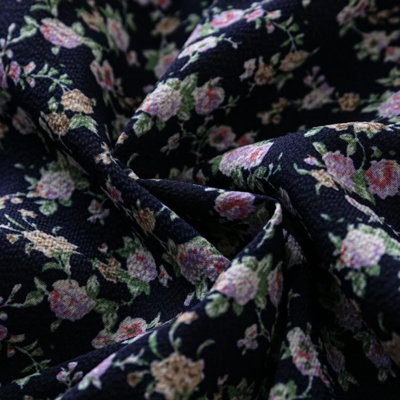 SHEIN Floral Ruffle Blouse - Picture 2 of 4